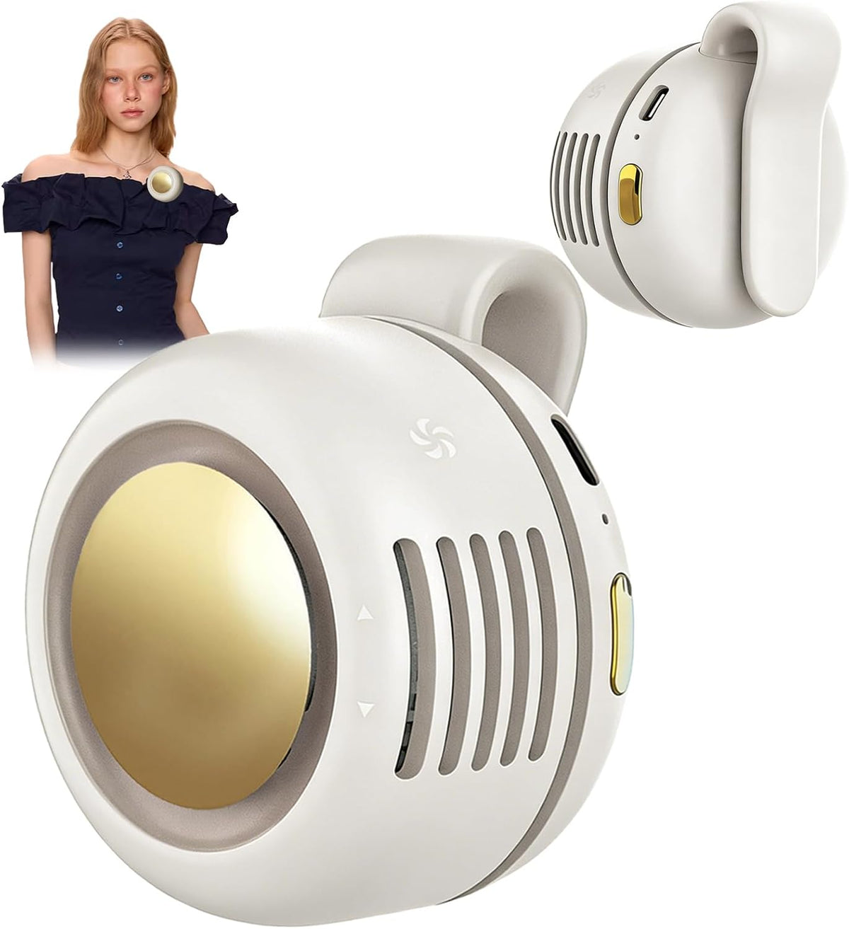 Silent Bladeless 360° Clip-On Fan