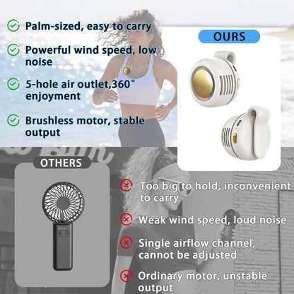 Silent Bladeless 360° Clip-On Fan