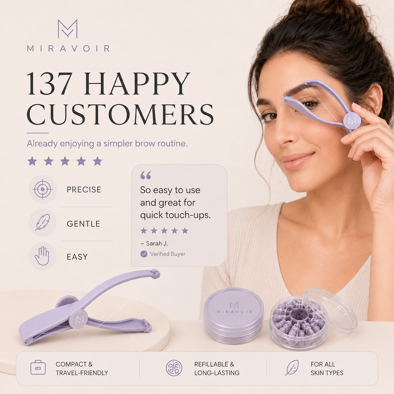 Miravoir precise Brow Threading Tool